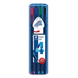 STAEDTLER Etui de 4 stylos...