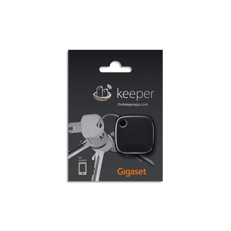 GIGASET Localisateur de clés Keeper Noir Solo S30852-H2755-R101
