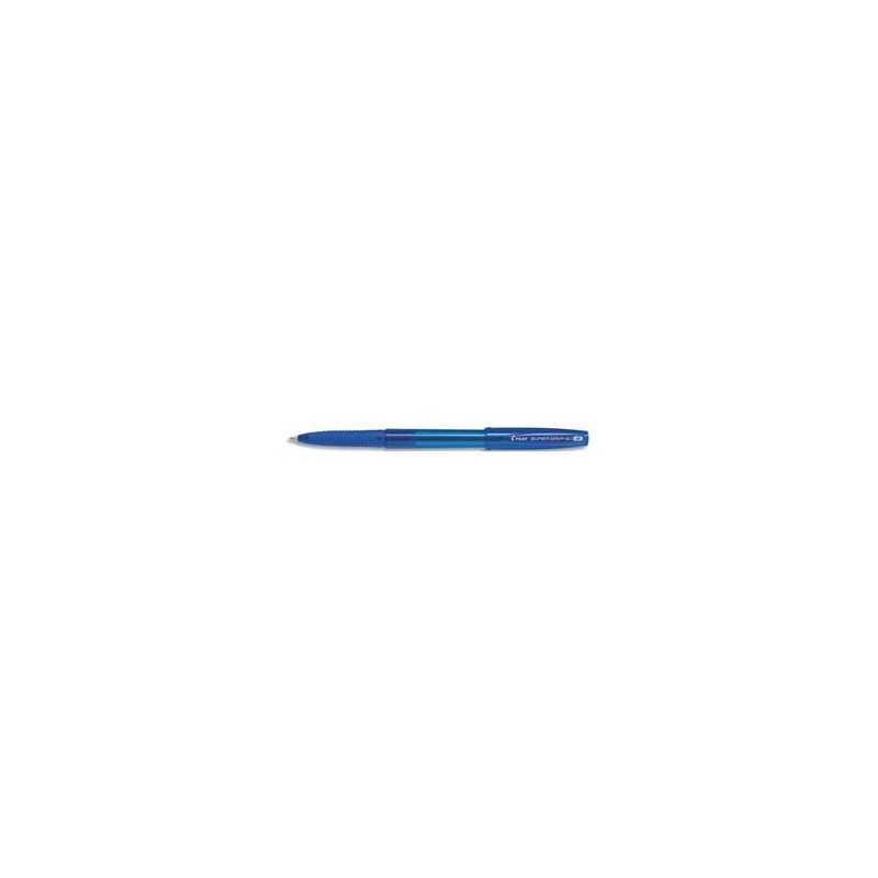 PILOT Stylo Bille Rétractable SUPER GRIP G Pointe Extra Large Bleu