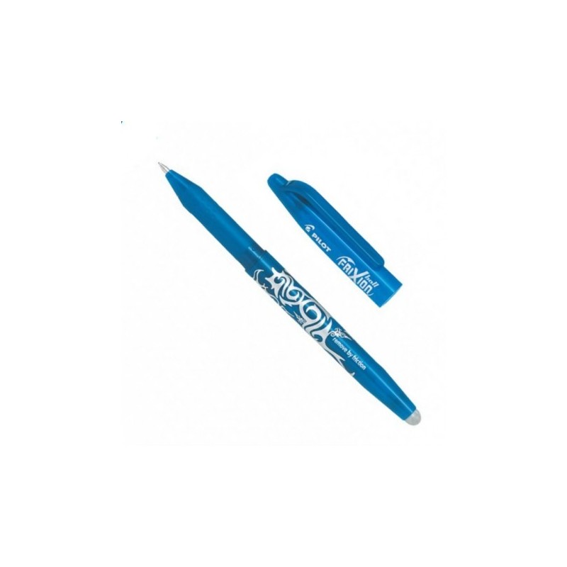 Frixion Ball - Roller encre gel - Pointe moyenne - Bleu clair