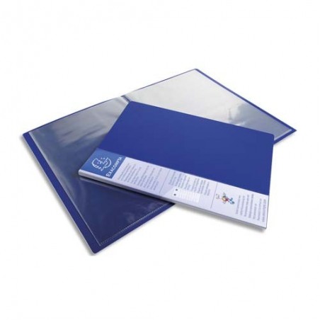 Protege Document PVC Rigide - Format A4 - 40 vues - NOIR - EXACOMPTA