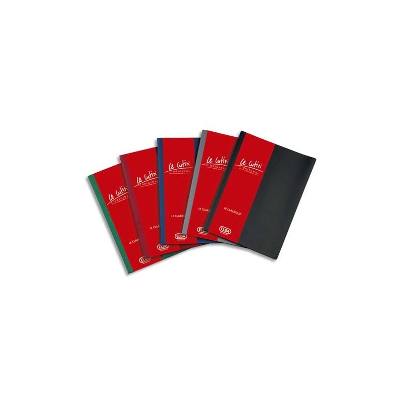 Protège-documents lutin A4 - porte-vue 60 pochettes noires