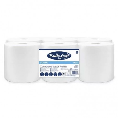 bobine essui-main jetable pour distributeur à dévdage central feuille à feuille sanitaire