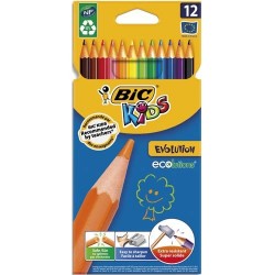 BIC Etui carton 12 crayons...