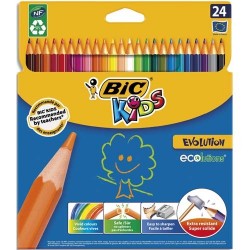 BIC Etui carton 24 crayons...