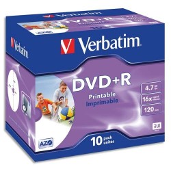 VERBATIM Pack de 10 DVD+R...
