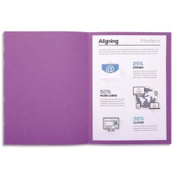 5 ETOILES Paquet de 50 sous-chemises papier recyclé 60g, coloris assortis
