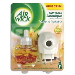 AIR WICK Diffuseur désodorisant électrique parfum vanille orchidée