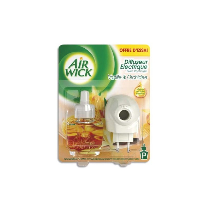Air Wick - Diffuseur électrique avec recharge vanille et orchidée